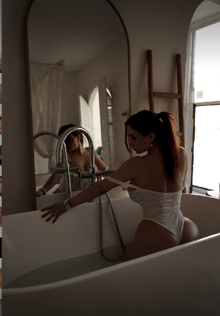 A playful frame from Miranda Faith nude — online in Abuja