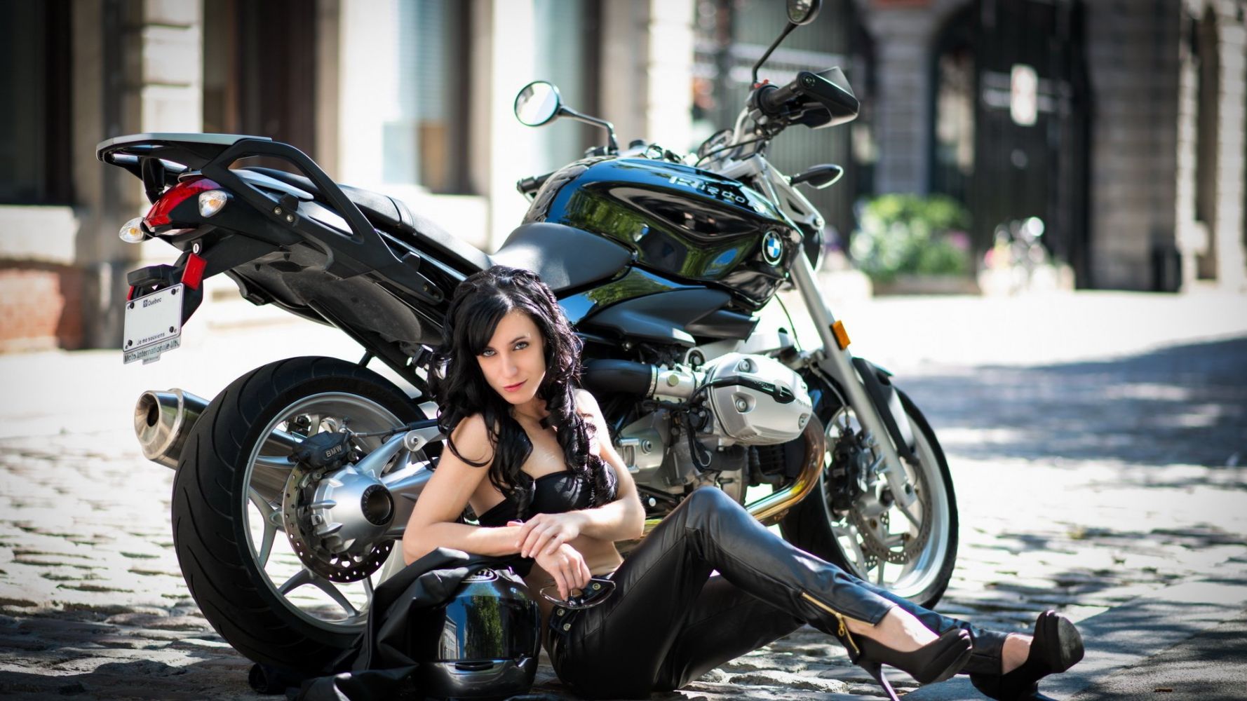 European women on bikes in Abuja