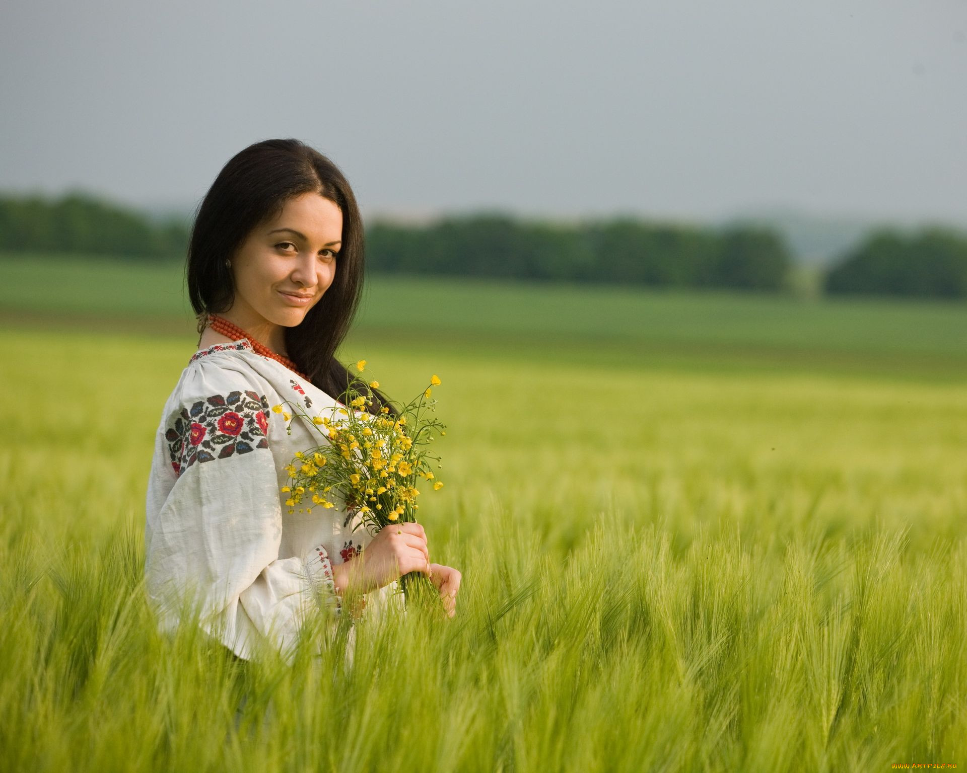 Women in Slavic costumes in Abuja