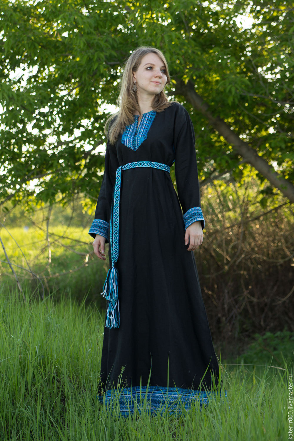 Women in Slavic costumes in Abuja