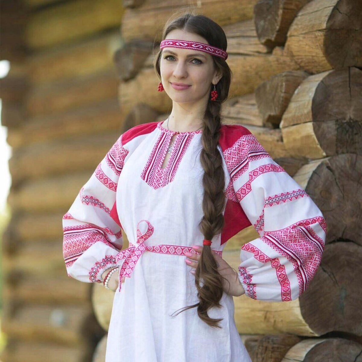 Girls in Slavic costumes in Abuja