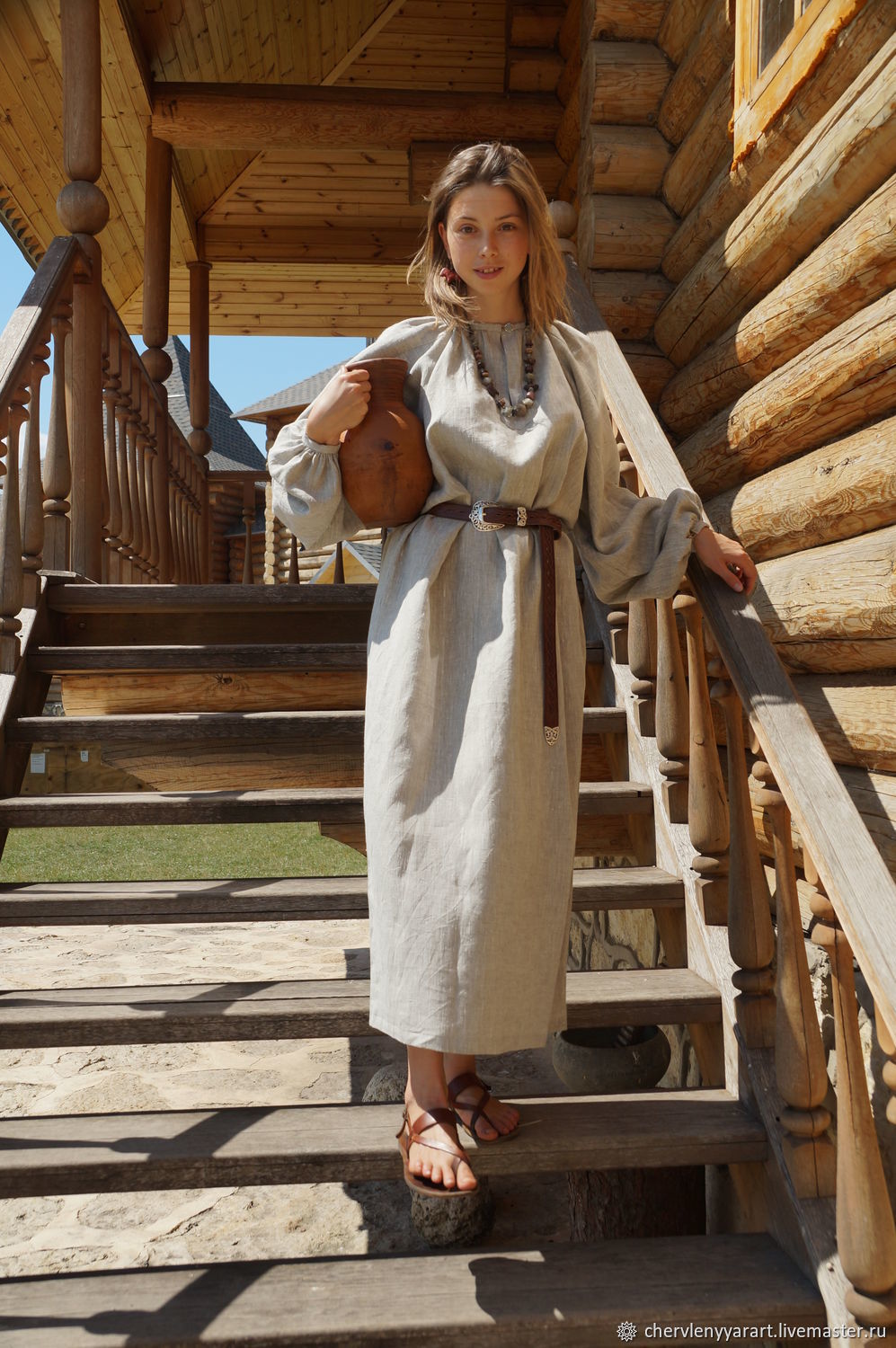 Girls in Slavic costumes in Abuja