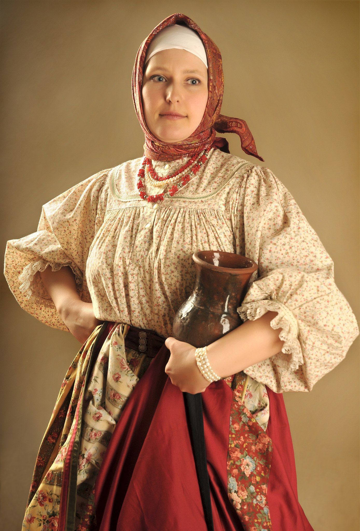 Girls in Slavic costumes in Abuja